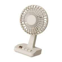 Stijlvolle retroventilator, klein gebouwd, ideaal voor-Abrikoos