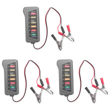 3X 12V Autobatterie- und Lichtmaschinentester - Test Battery Condition & Alternator Charging (LED-Anzeige)