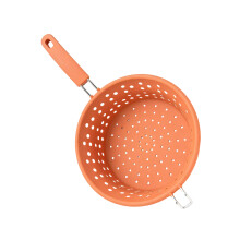 Funktionelles Silikonsieb, perfekt zum Filtern von Suppen,-braun