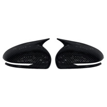 Car Rearview Side Mirror Cover Wing Cap Exterior Door Housing Shell Trim for  G70 2017-2023 Carbon Fiber