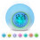 2X Kids Alarm Clock - Wake  Light Digital Clock with 7 Colors Changing, Press Control and Snooze Function for Bedrooms 2