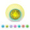 2X Kids Alarm Clock - Wake  Light Digital Clock with 7 Colors Changing, Press Control and Snooze Function for Bedrooms 3