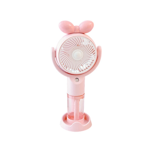 Draagbare handventilator 500mAh oplaadbare-Roze knoop