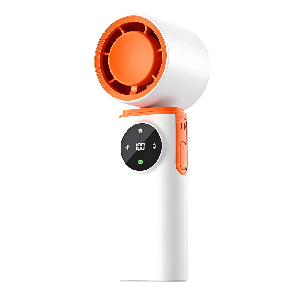 Quiet Handheld Fan 100 Speed Mini Cooling-White Basic Model 7696001626498