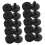 Cymbal Replacement Sleeves and Felt Pads Set Black – Quick Install, Protective Drum Isolation Kit 1