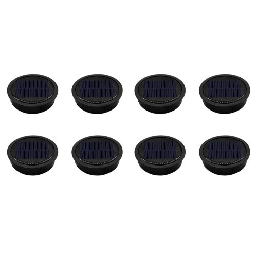 8 Pack  Solar Light Replacement Top for Outdoor Hanging Lanterns, More Powerful More  Efficient
