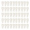 50Pcs Retail Security Plastic Hook Lock For Clothing-6 mm White 1