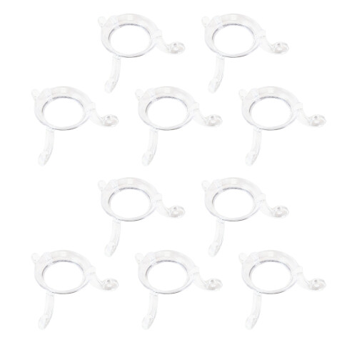 Durable Round Acrylic Holder For Exhibiting Rocks Minerals-M