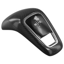 Vervangende Echte Koolstofvezel Auto Versnellingskop Geschikte Knop Auto Interieur Bekleding Onderdelen voor Cayenne 18-23