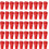 50Pcs Retail Store Anti Theft Hook Locks Plastic-4mm Red 1