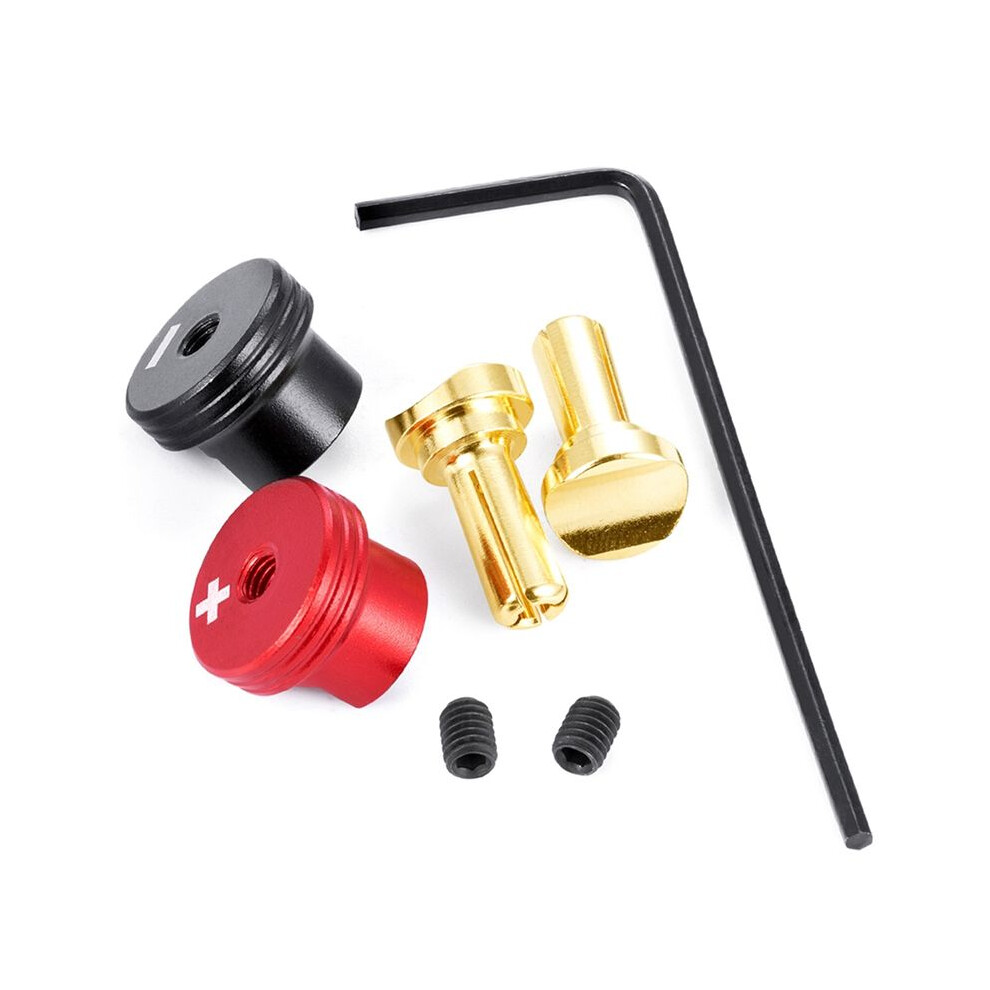 4.0Mm Metal Plug Banana Plug Rc Car Lip Battery Connector With Metal Heat Sink For Rc Model Cars 6032556304664