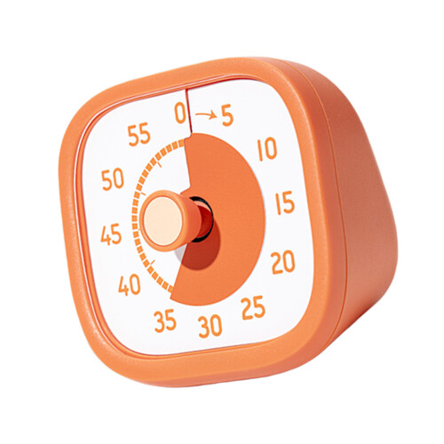 Kitchen Timer Convenient 60-Minutes Visual Timer Time-orange1