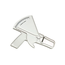 Plastic Skin Fold Caliper with Easy To Read Measurement-White