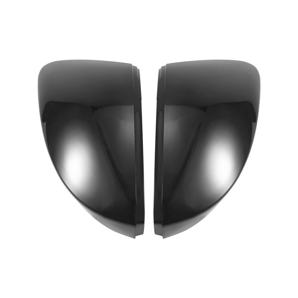Glossy Car Rearview Mirror Covers Side Wing Mirror Caps For Octavia Mk3 A7 5E 2014-2019 For T-Roc Black 6031396594105