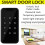 3X Electronic  Digital Electronic Door Lock Fingerprint Press Password Keyless Keypad 6