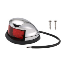 1 PièCes 12 V Feux de Navigation LED en Alliage de Zinc Bow Light Marine Bateau LED Rouge Vert Pontons Voile Feux de Signalisation