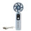Mini-handventilator met 5 instelbare snelheden, stille-Blauw 1