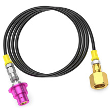High Pressure CO2 Transfer Hose Food Grade Materials Aluminum
