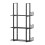 Modern Black Glove Holder Wall Mounted 3 Level Organizer-Black 1