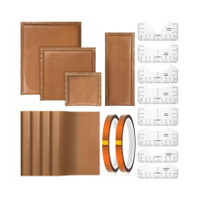 Complete stoftransferapparatuur met 4 verschillende perssteunen