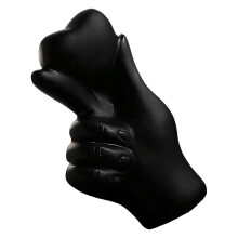 Love Hand Gesture Resin Figurine Ornament For Tabletop-Black