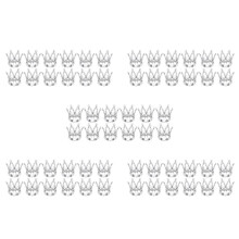 60Pcs Crown Cake Topper Baby Crown Queen Crown Small Princess Headpiece Cake Decoration for Baby Shower Decor
