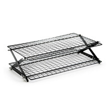 Durable pliable Kitchen Baking Rack Having Two Layers-Double