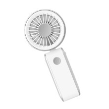 Opvouwbare draagbare draagbare draagbare bureauventilator-Wit