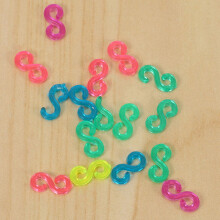 Neue Tolle Webstuhl Bands Packung mit 375 Bunten S-Clips