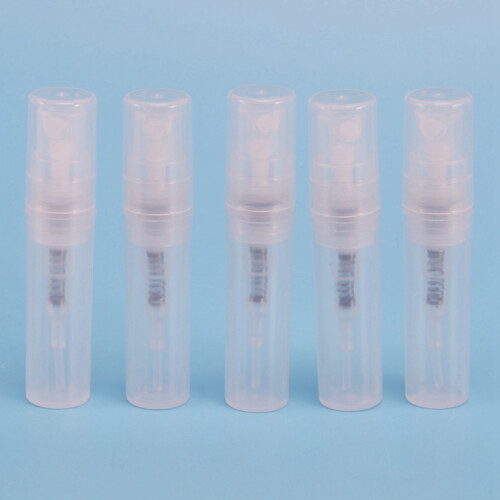 800Pcs/Lot 2ML Transparent Plastic Spray Bottle Small Cosmetic Packing Atomizer Perfume Bottles 1