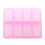 2X Plastic Rectangle 8 Compartments 7 Days Medicine Pill Box 2