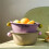 Multifunctional Double Layer Vegetable and Fruit Washing Basket,Cute Round Solid Color Design,Thickened for Durability B 4