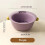 Multifunctional Double Layer Vegetable and Fruit Washing Basket,Cute Round Solid Color Design,Thickened for Durability B 5