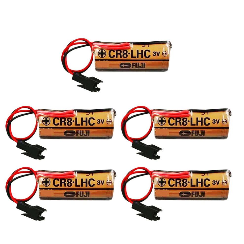 5 Pack Cr8.lhc 3V 2600Mah Lithium Battery Replacement For Fuji Fdk Cr8.lhc With Long Runtime Power 9330225960027