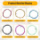 Alice A107C Classic Guitar Strings Colourful Nylon Strings for Classical Guitar Strings 4