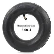Pack med 10 Innerslangar med TR87-Ventil för SkottkäRra, SäCkbil, HandkäRra 3.00-4, 10X3, 260X85 Svart