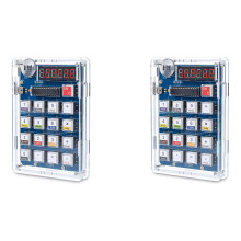 2X 6-Digit DIY Calculator Kit USB/Battery Powered Desktop Calculator Welding Project Electronics Kit