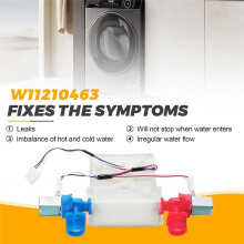 W11101906 W11210463 Washer Water Inlet Valve for Amana Roper Washing Machine Replaces W10869803