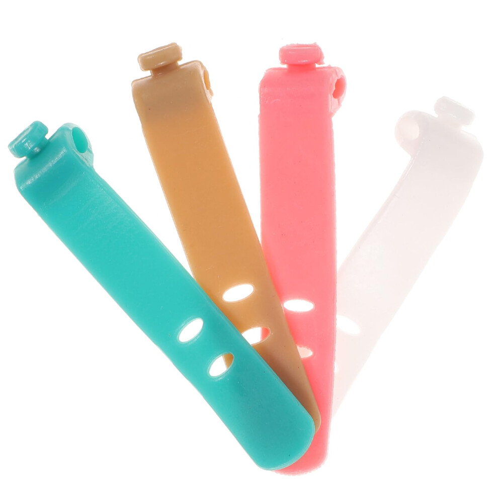 16Pcs Silicone Cable Organizer Winder For Earphones And Usb Cables, Reusable Tangle Ties In Random Colors For Home Office Travel 9330225960065