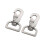 2PCS Multipurpose Stainless Steel Spring Hook Rustproof-30mm 1