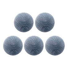 5 Stück Billard-Pool-Queue-Spitzen,-Schwarzes Kristallleder