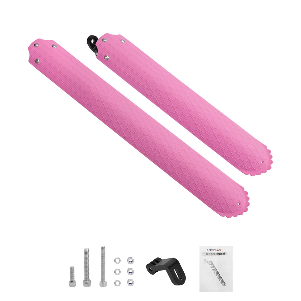 Portability Road Mountain Bike Mud Guards Extended Coverage-41 Light 7627001271173