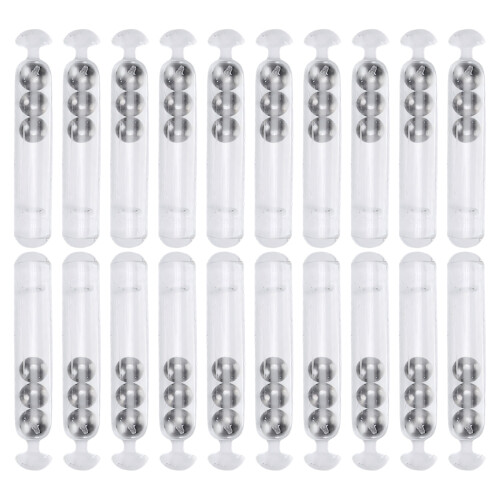 Fly Fishing Lure Jig Rattle Fly Tying Baits Making-White type 3