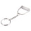 2Pcs Simple Elegant Design Western Stirrup Keychain Key Ring Hanger Tool 6