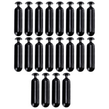 20Pcs/Set Fly Fishing Lure Jig Rattle Insert Tube-Black type 2