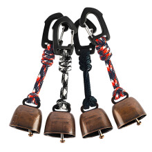 Outdoor Bear Bells Loud Cast Iron Cowbell For Hiking-Tapered