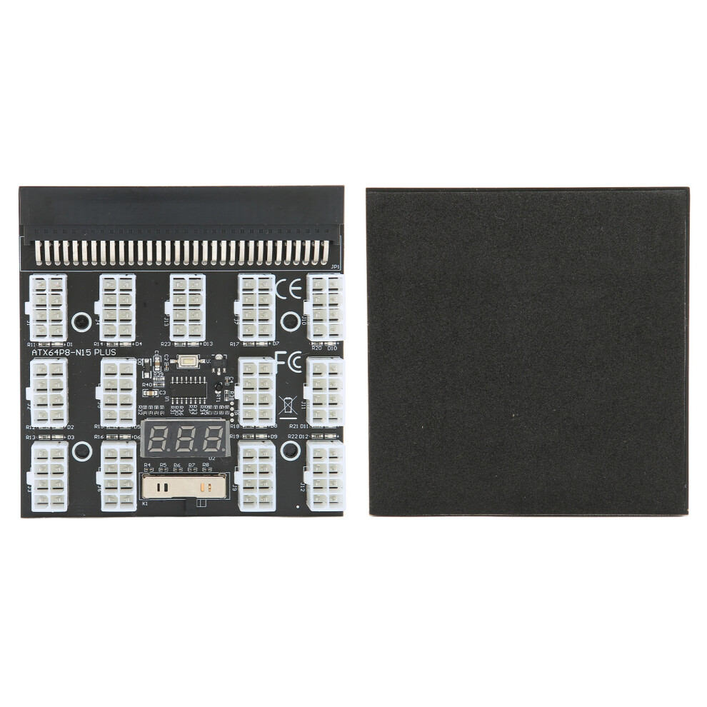 Power Breakout Board Adapter 13-Port 1200W For Mining Gpu, 92Mm X 90Mm 4101390485517