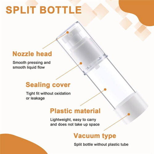 Fine Mist Sprays Bottle Plastic Bottles 30ml Makeup Setting Bottle Empty Cosmetic for Water,Perfume,Essential Oils 2