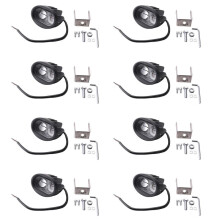 8X 10V-80V Vehicle LED Warning Signal Lamp Forklift Truck Work Spot Safety Light Car 20W Industrial Safety Lamp