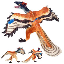 Realistic Archaeopteryx Dinosaur Toy Figure for Kids Boys Girls, Safe Plastic Gift 4.33x5.12x2.56